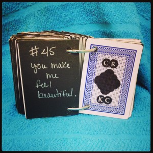 Example of card message.