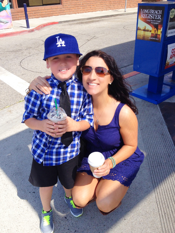 Kristine and Caiden